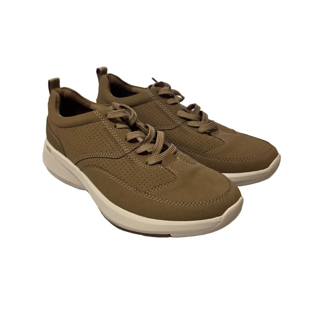 Clarks Brown Sneakers Lightweight Minimalist Design